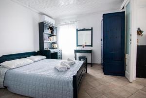 Cycladic stone house by the sea