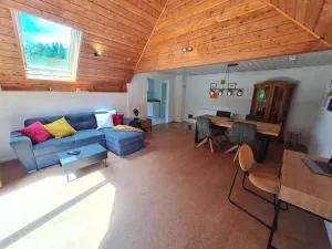 birds-nest Ferienhaus Balkon Waldblick Kamin - Vorderweidenthal