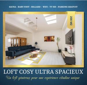 LOFT COSY - HYPERCENTRE - SAUNA - 200m2 - WIFI