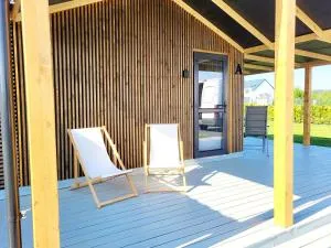 Domek wakacyjny, nad morzem z balią, Lawendowe Wzgórze, - Sławoszynko