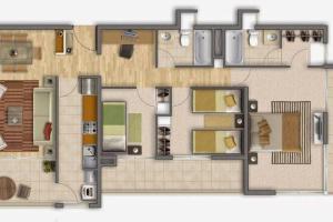 Balmaceda cerca de 4 esquinas 3D 2B