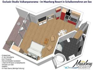 Exclusive holiday apartment with volcano views