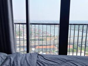 ห้องพักระยะสั้นรายเดือนวิวติดแม่น้ำ ชั้น 30 ราคาถูก