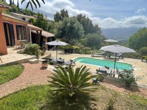 B&B / Chambres d'hotes Carpediem_corsica : Chambre Double - Vue sur Piscine