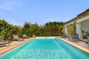 Villa Madiana - "Le Diamant" climatisée, piscine privée chaufffée, Fitness,proche Cannes, Grasse