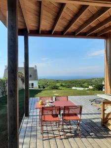 Maison en bois vue sur mer en Bretagne 5 couchages