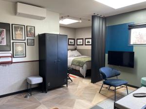 Appartements Studio independant proche Paris - Chromatic Stella Luxe, calme et volupte : photos des chambres