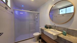 Casa com vista para o mar praia de Imbassai 3 quartos todos com suite e ar condicionado, 6 pessoas