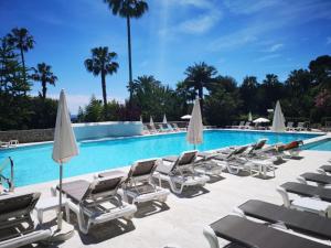 Studio golfe-juan piscine plage privée tennis