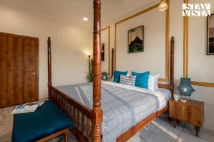 StayVista at Rio Vista with Pool, Lawn, Music Speaker & Game