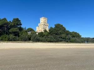 Alloggio 4 e 5 in centro, con giardino, a 150 m dal mare