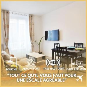 Appartements F2 proche gare - 5min RER Orly 15min : photos des chambres