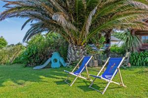 Chalets Chalet avec jardin vue mer 100m : photos des chambres