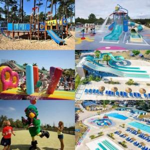 MH 472 TOUT CONFORT de 36M2 3 chambres 1 salle de bain idéalement situé dans camping 4 étoiles