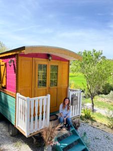 Sejours a la campagne Roulotte Boheme en Provence, Terra Luna, Valensole : photos des chambres