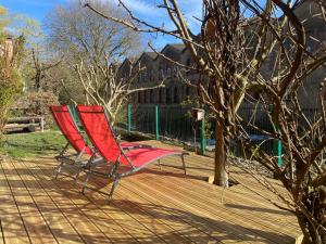 Maisons de vacances Meuble de la Doller - Chalet au bord de l’eau : Maison 1 Chambre