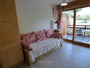 Joli T2 pour 6 pers, balcon sud, face aux pistes, proche commerces, Le Grand-Bornand - FR-1-458-185 - Ayse