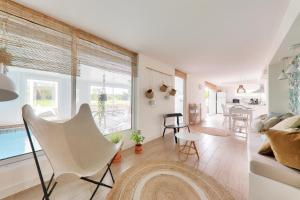 Maisons de vacances Piscine interieure chauffee - parcs ostreicoles : photos des chambres