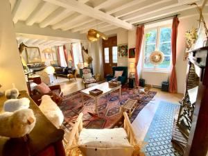 Maisons de vacances Belle maison de famille Perche avec piscine : photos des chambres
