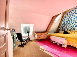 Maisons de vacances Belle maison de famille Perche avec piscine : photos des chambres