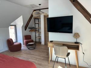 Maisons de vacances Gite a 10 min de Dinan avec bain nordique privatif : photos des chambres