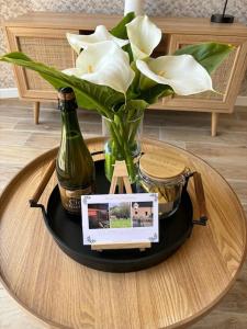 Maisons de vacances Gite a 10 min de Dinan avec bain nordique privatif : photos des chambres