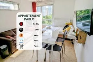 Studio Pablo - 3 min du métro - Idéal duo & bébé - 博比尼