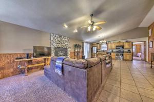 Lovely Creekside Ruidoso Home with Hot Tub and Deck!