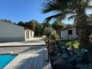 Le Chai de l'Océan - Villa Soulacaise plage à 100m Piscine Jardin 1400m2 - LʼAmélie