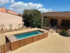 Villa familiale avec piscine hyper centre - Valras-Plage