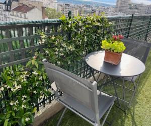 Appartements DERNIER ETAGE TERRASSE Pte St Coud : photos des chambres