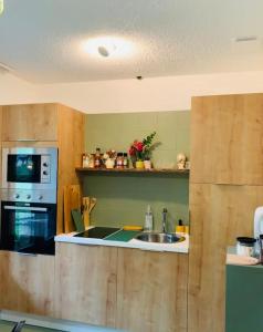 Appartements La Suite Unique - Le jardin sur les Pyrenees- vue panoramique montagne -jardin cloture prive de 100m2-Parking-Linge de lit et serviettes compris- : photos des chambres