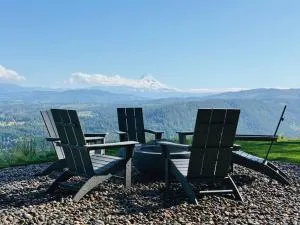 Jaw Drop View! Mt Hood! Fire Pit, Family Friendly - Trout Lake