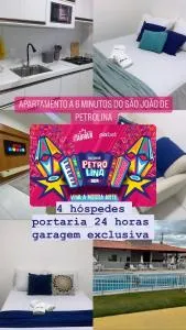 Apartamento por temporada próximo ao São João de Petrolina - Baixa Grande