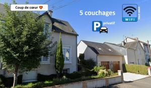 Appartements L'Arbre de Vy - T2 42m2 independant, 5 pers, garage, proche Gare : photos des chambres