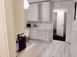 Yksiö omalla puusaunalla