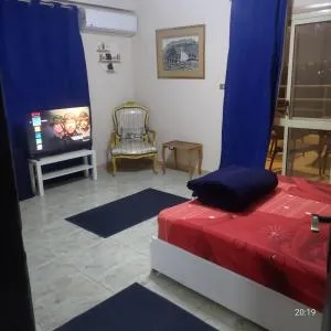 Cairo heart GEM attached to a balcony with airport view you can only book through booking app, Please contact us on our phone number provided on booking, after confirming your booking, so we can check you in, contacting us is a must, thank you - Cairo