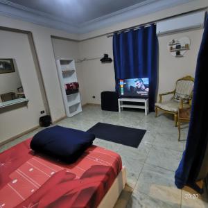 Cairo heart GEM attached to a balcony with airport view you can only book through booking app, Please contact us on our phone number provided on booking, after confirming your booking, so we can check you in, contacting us is a must, thank you