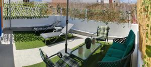 Casa Mayago, terraza y solárium