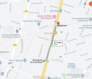 Beau studio lumineux 5min du RER Bagneux