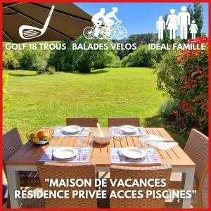 "LA MAISON DU BOCAGE" Maison 6 personnes, accès piscines gratuit, résidence privée au coeur d'un golf - Talmont