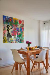 Modern apartment with garage and pool