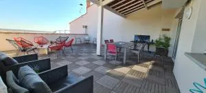 vue mer et garrigue - Saint Pierre La Mer