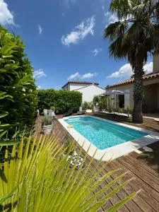 Villa Piscine et Jardin Ensoleillé - Lagamas