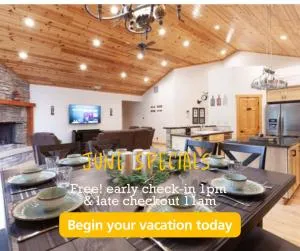 Hillside Hideaway - game rm - master spa - Luxury - Twin Peaks