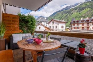 Appartements In the center of Chamonix with views of Mont Blanc : photos des chambres