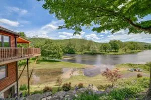 Mtn-View Catskills Cabin on Delaware River! - Afton