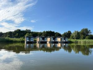 Houseboat in azy by Lake Jamno and the Sea