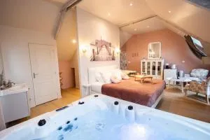 Le Cocon chambre avec Jacuzzi privatif Normandie - Lison