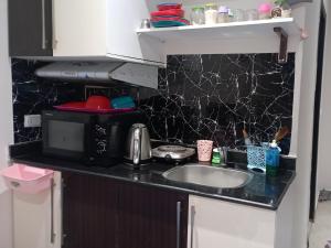 Le Mirage bay resort and aqua park one bedroom private studio inside view aqua building